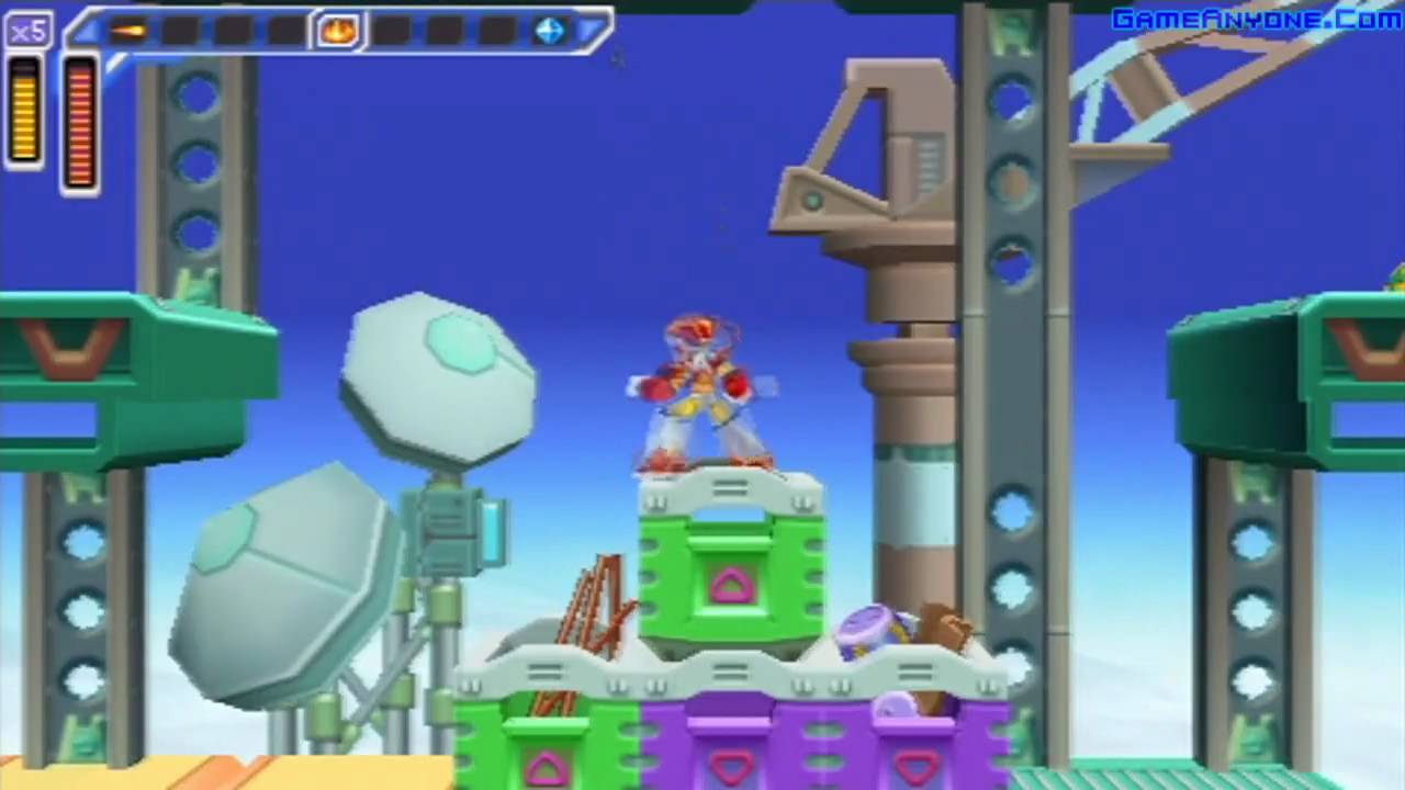 Mega Man Maverick Hunter X Walkthrough (Storm Eagle)