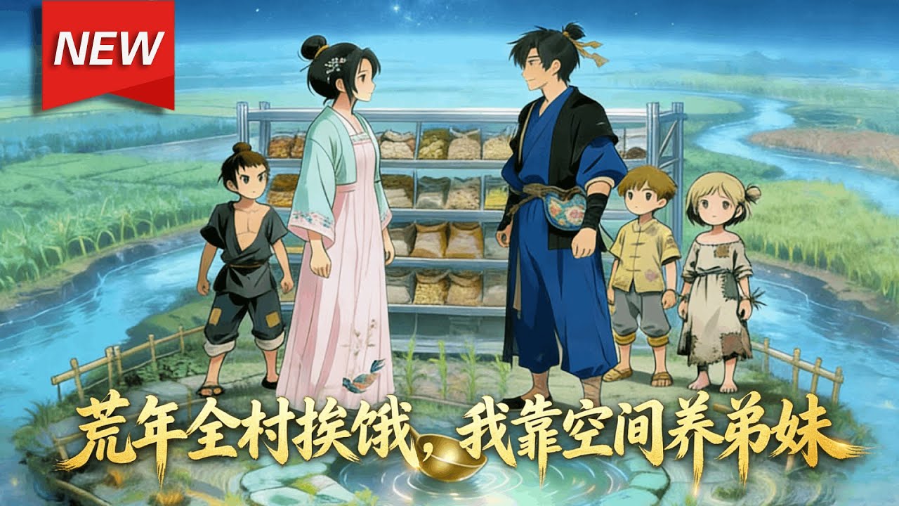 MULTISUB📢新番上线《荒年全村挨饿，我靠空间养弟妹》第1~60集丨末世女战士苏暖暖穿到荒年，携末世空间强势分家。万吨存粮、十亩黑土，种田养娃两不误，反季蔬菜赚得第一桶金！#破晓动漫社