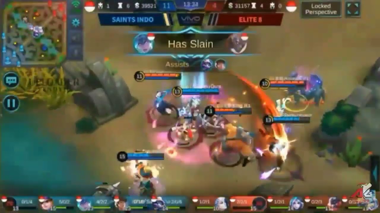 Moment saints indo vs elite 8, saints oura auto savage karina!!!