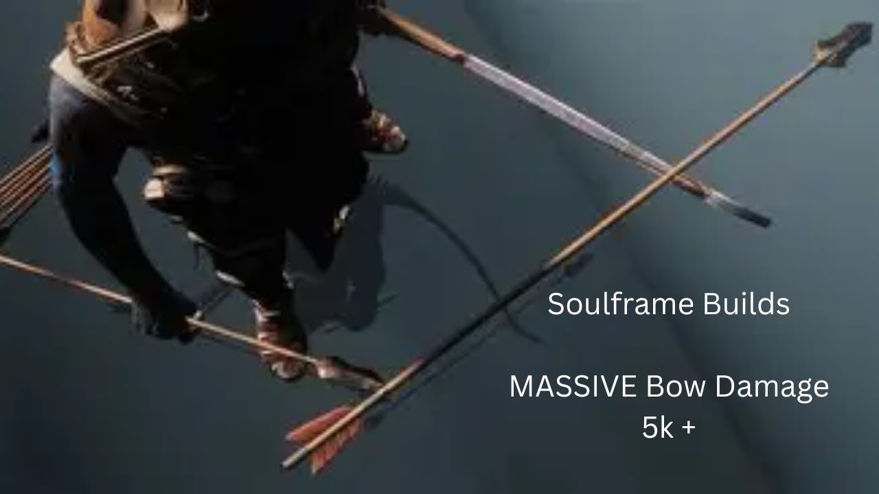 Soulframe Bow Build with massive 1 tap potential