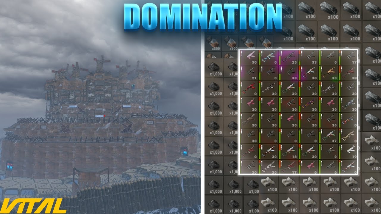 RAIDING EVERYONE got us FOUNDATION WIPED Vital EU Medium -  Rust/Раст Movie
