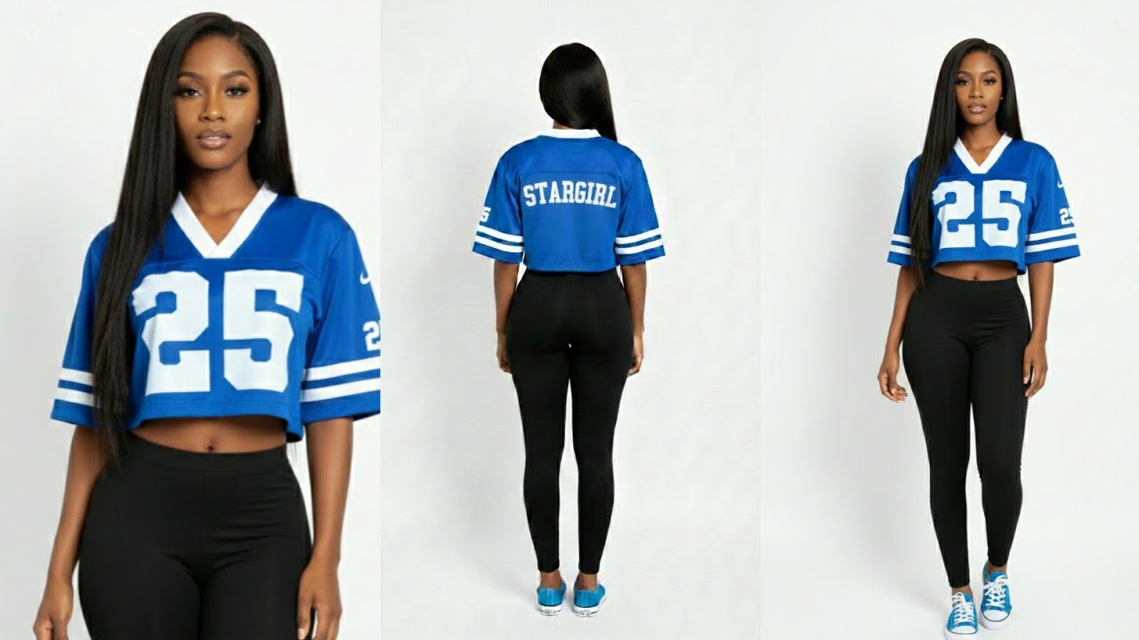 HOW TO CUT SEW A CROPTOP JERSEY
