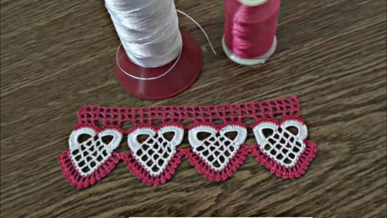 Takipçim gönderdi! Hoşuma gitti yaptım bu güzel havlu kenarı modelimi! #knitting
