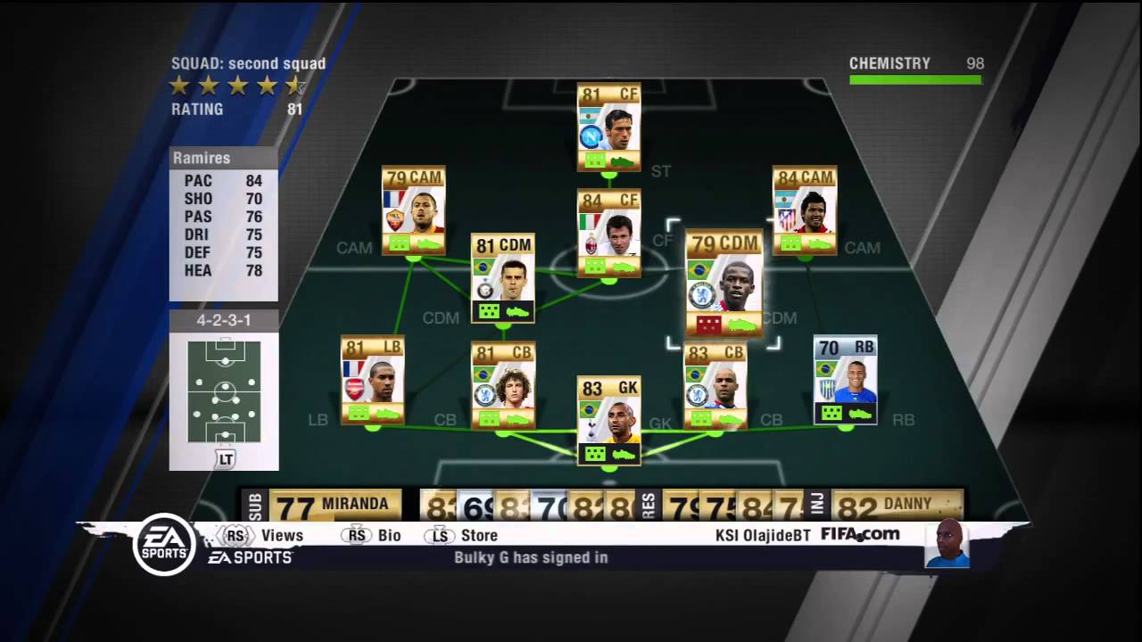 KSIOlajidebt | My Multi-National Ultimate Team + Commentary
