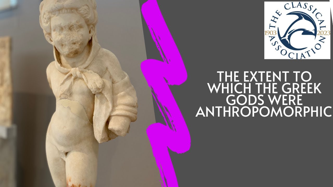 How far were the Greek Gods Anthropomorphic?