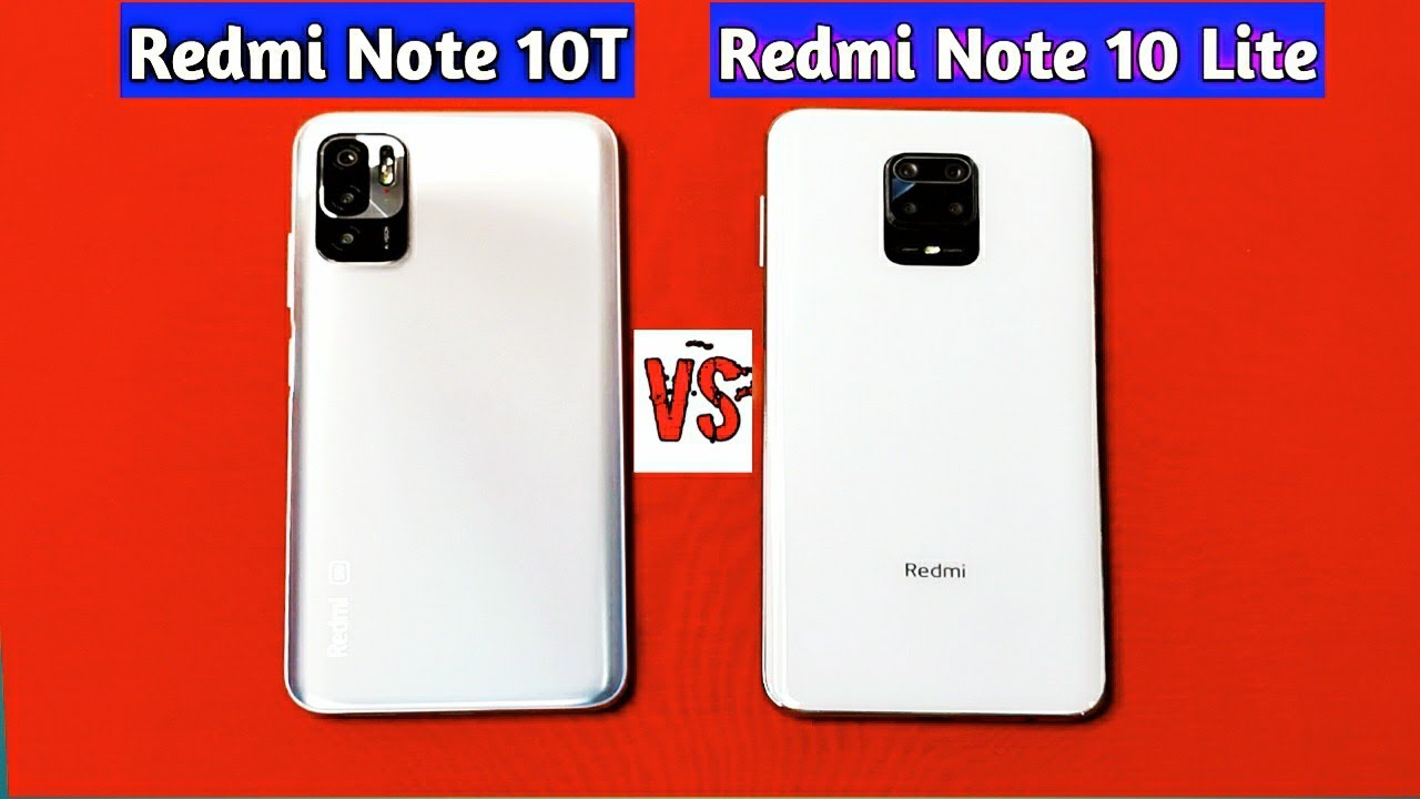 Redmi Note 10 Lite vs Redmi Note 10T 5G Speed Test & Camera Comparison |
