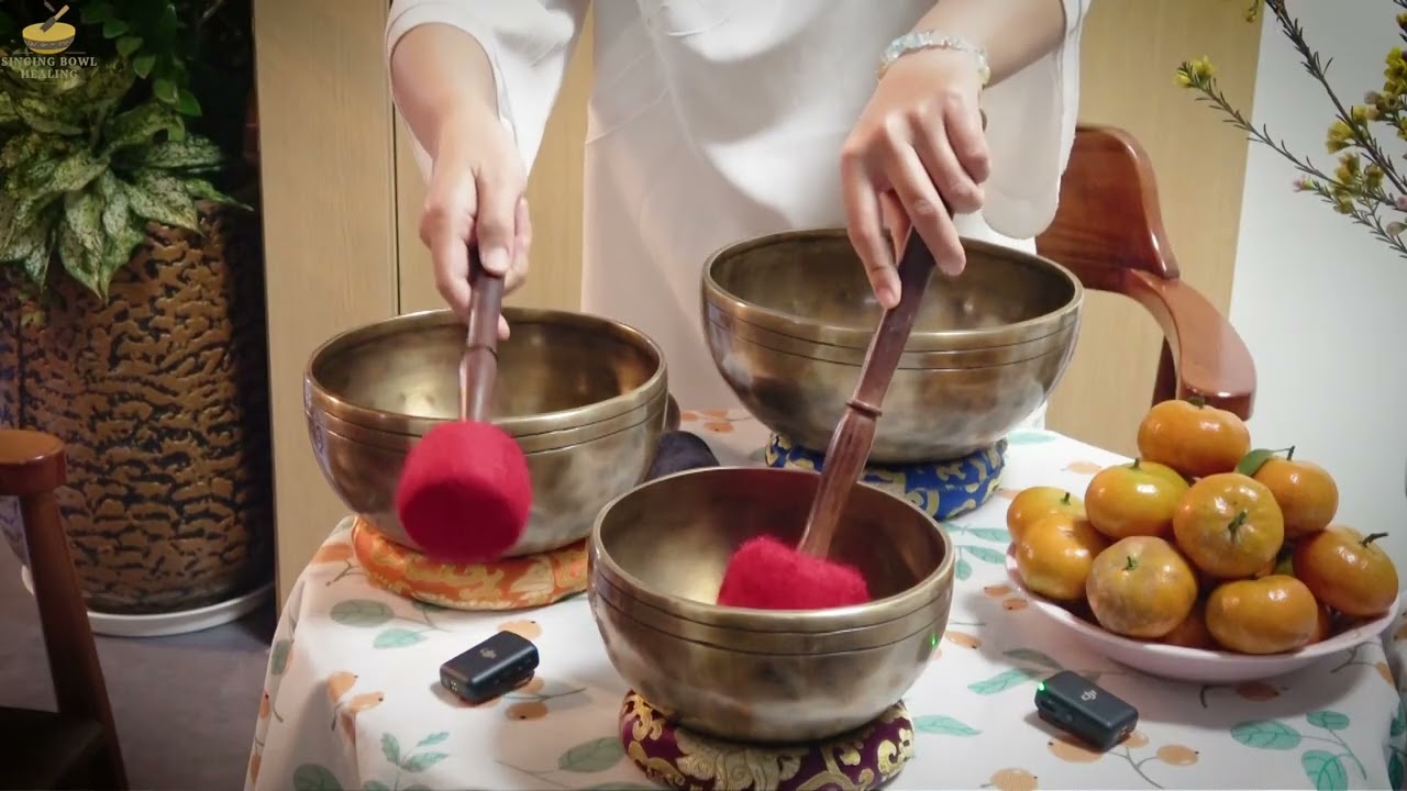 Tibetan Bowls & Cricket Conversations for Sleeping & Relaxation