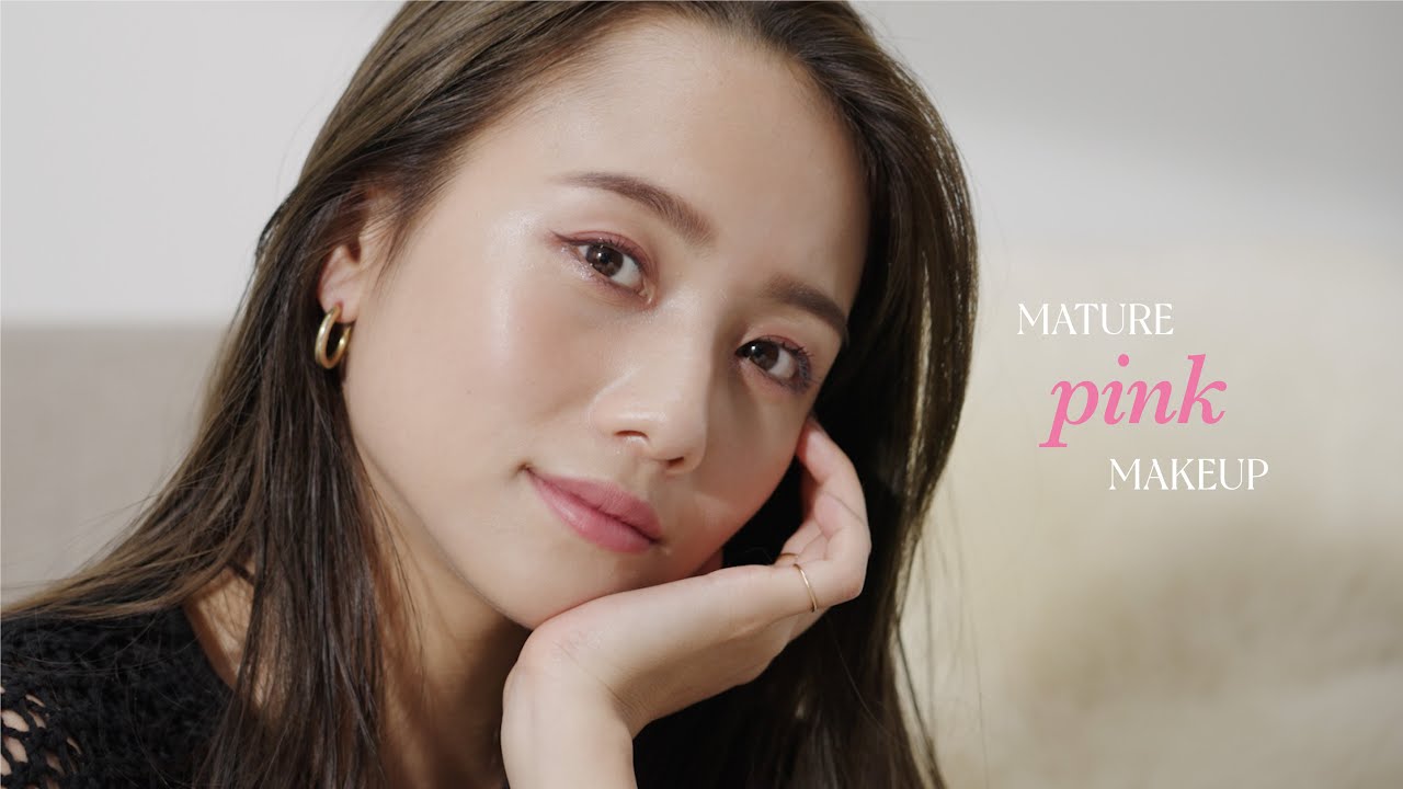 【大人ピンクメイク】ミネラルコスメ縛りのクールなピンクメイクを紹介💄✨