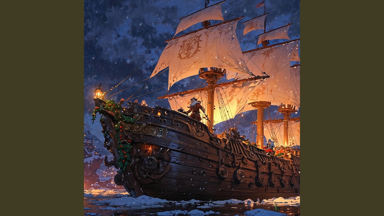 Santa&acute;s Ship Is Sailing