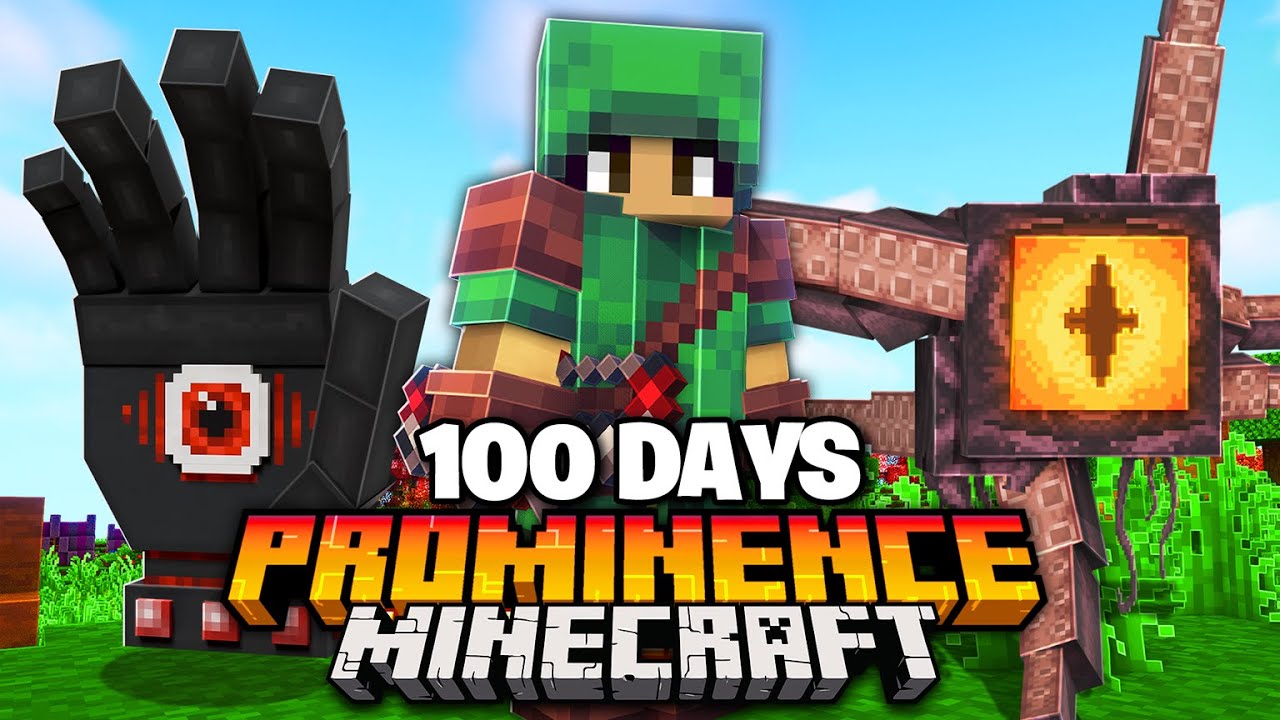 I Spent 100 Days as an ARCHER in Prominence II Minecraft (FULL MOVIE)