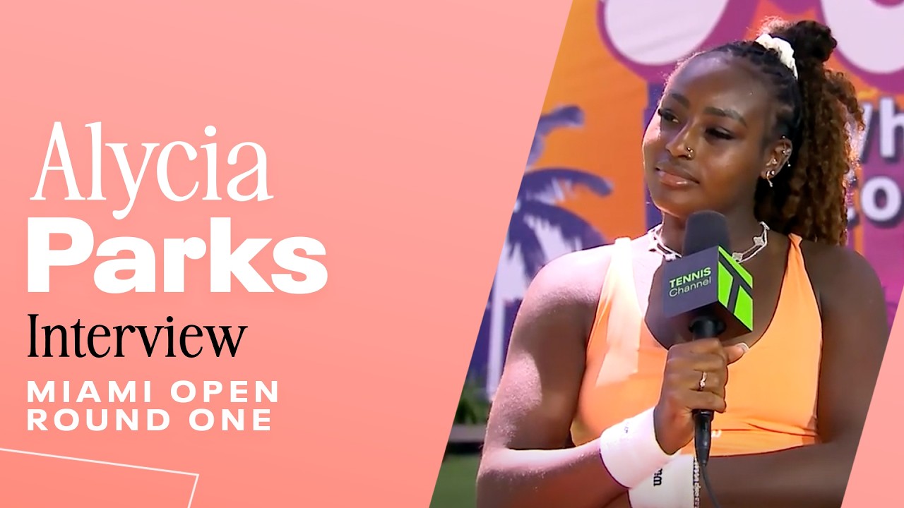 Alycia Parks on how recent practice with Serena Williams went | 2026 Miami