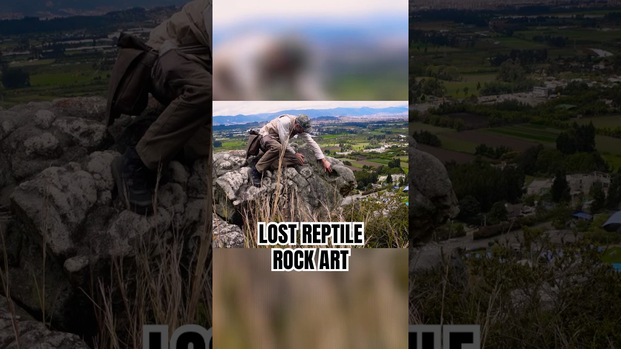 Ancient Reptilian Stone Carvings Discovered on Hidden Mountain Ridge!