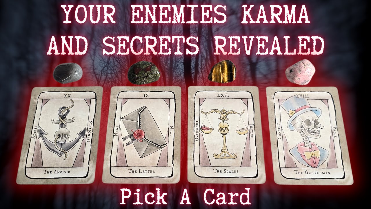 💀Your Enemies Karma And Secrets Revealed!💀Pick A Card Tarot Reading