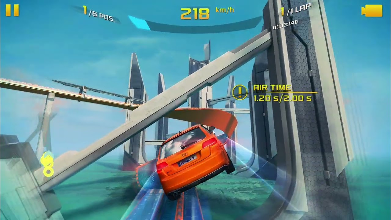 Asphalt 8: Airborne Gameplay with Audi RS3 Sportback