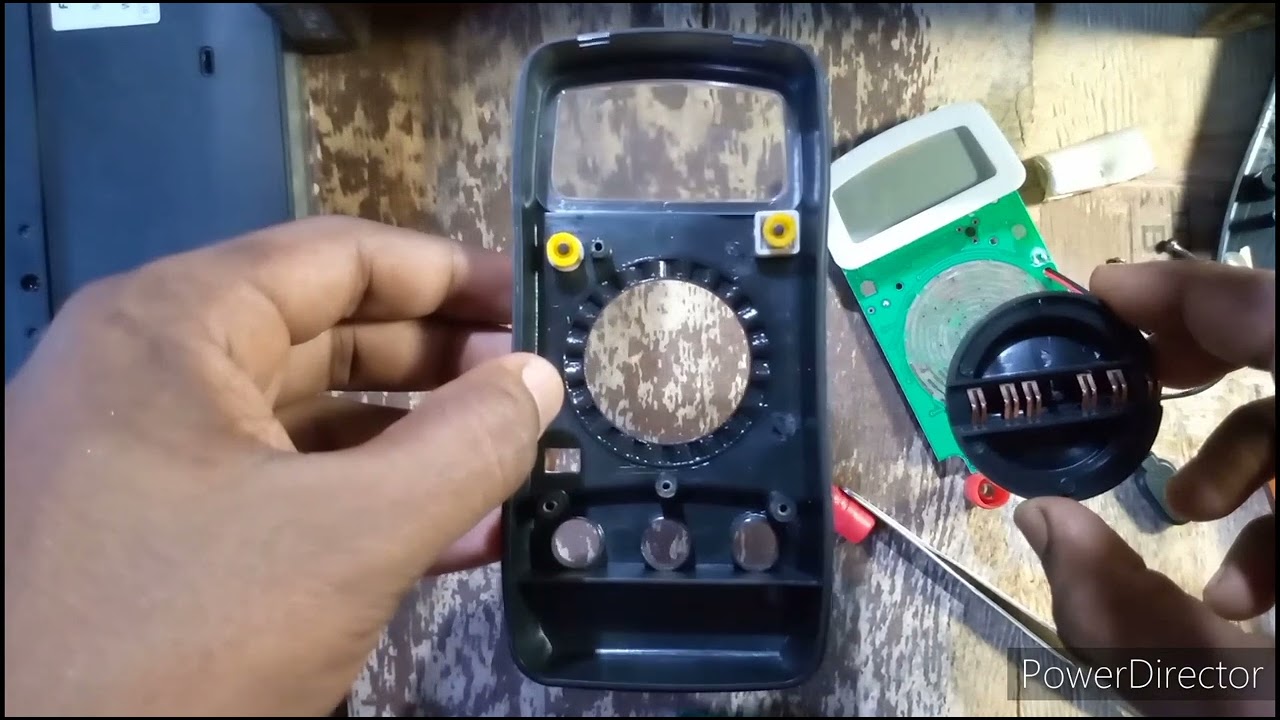 HOW TO REPAIR MAS830L MULTIMETER LCD PROBLEM
