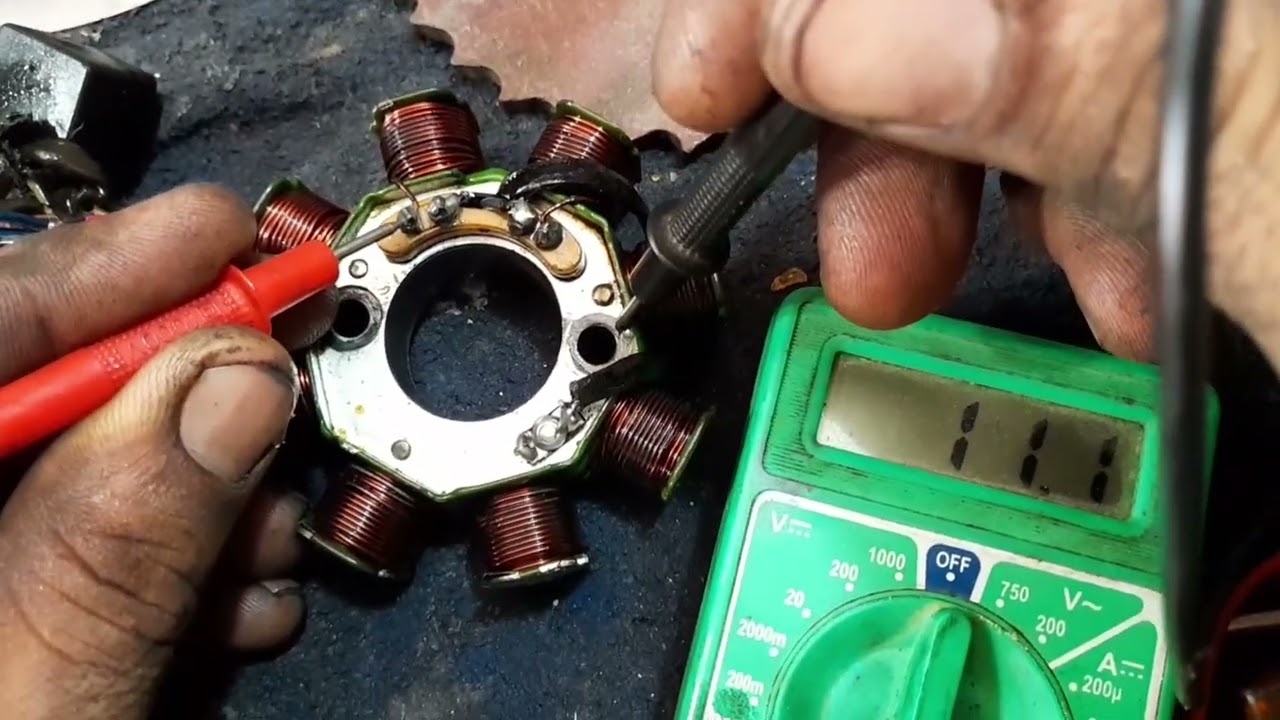 pulsar 135cc falla eléctrica y rebicion del sistema de carga
