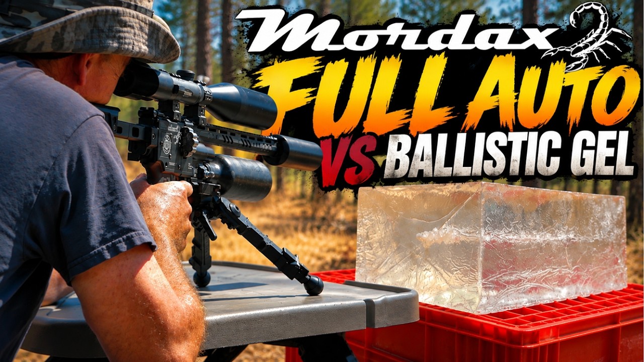 FULL AUTO Airgun vs Ballistic Gel! Western Airguns Mordax LS Goes BEAST MODE