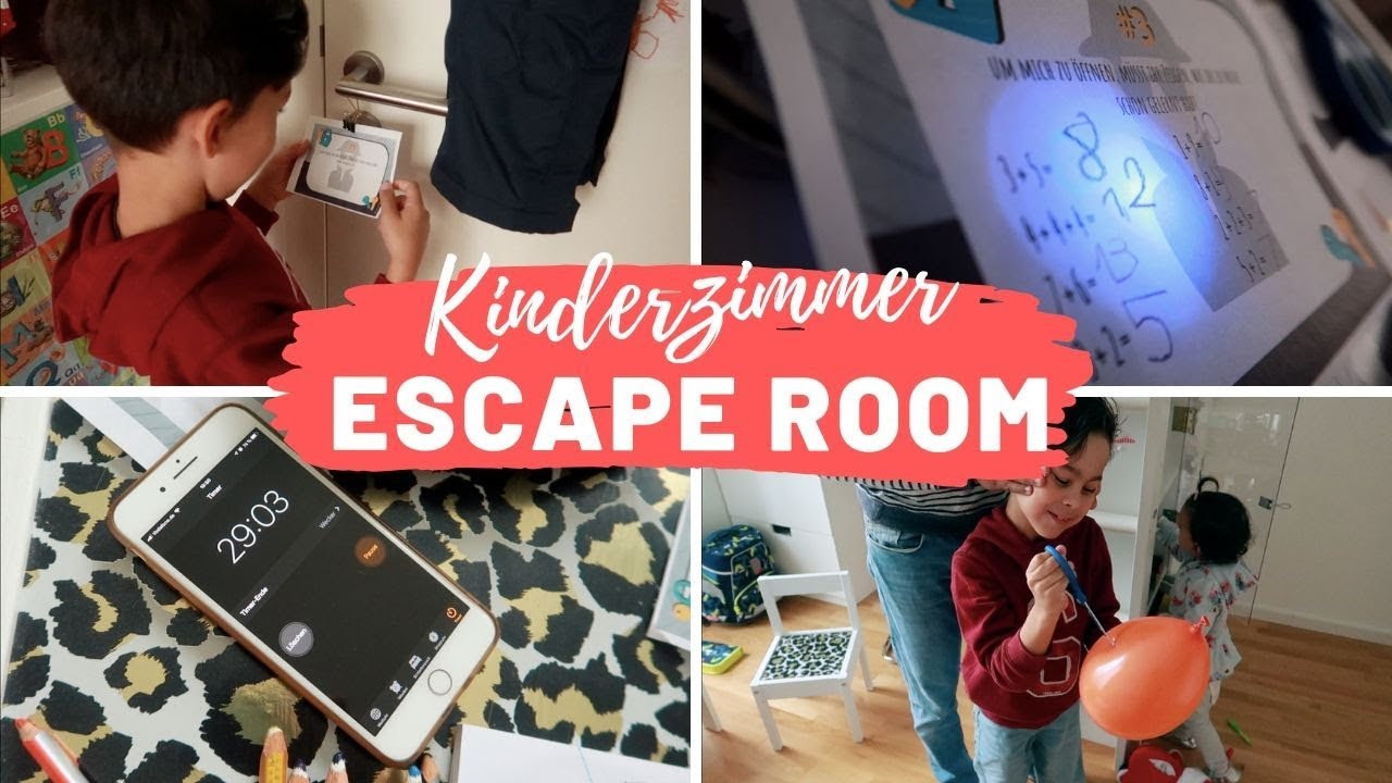 ESCAPE ROOM für Kinder - ANLEITUNG  (Spiel Partyspiel DIY, inkl. Download)