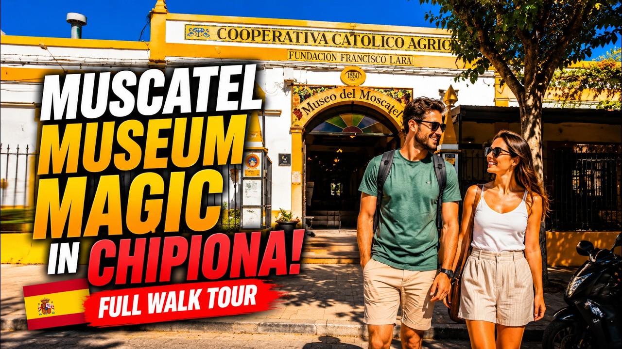 🚶🏼📹 Muscatel Museum Chipiona Cádiz Spain Video Walk 4K