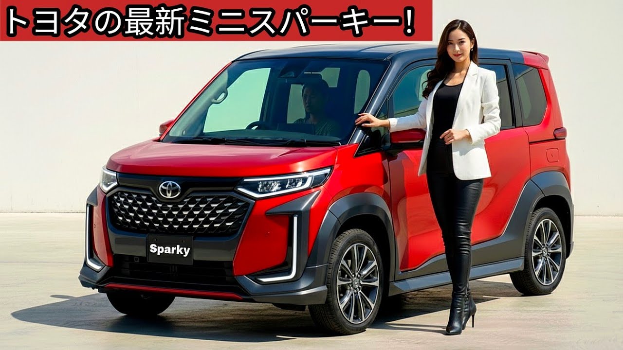 トヨタの最新ミニスパーキーがまもなく登場！たった150万円、高級感あふれる内装、アルファード顔と燃費35km/L！
