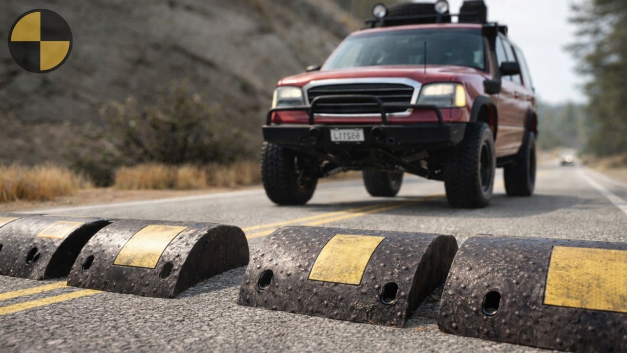 Cars vs Unfinished Speed Bump 😱 BeamNG.Drive