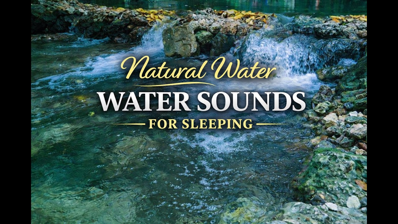Natural Water Sounds for Sleeping 8 Hour