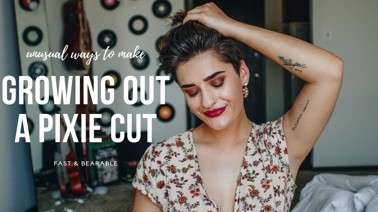 How To Grow Out A Pixie Cut // fast & bearable
