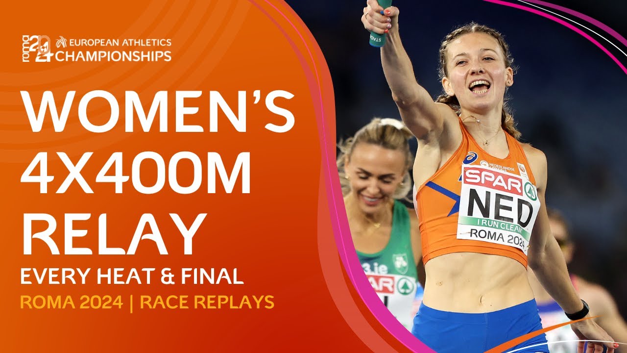 Bol Leads Dutch To Relay Glory! 🇳🇱 EVERY Heat & Final of the Women's 4x400m Relay | Rome 2024