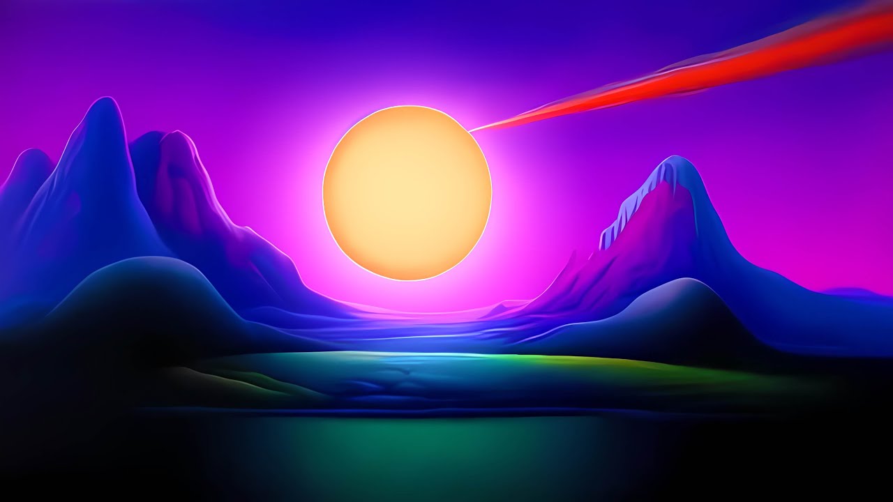 FALL INTO SLEEP INSTANTLY [orange moon] Relaxing Deep sleep music for a good night