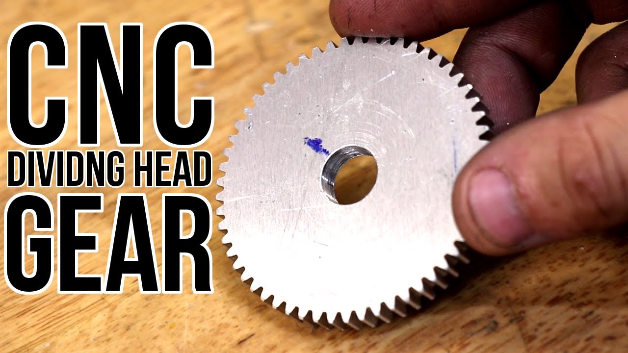 CNC Dividing Head Cutting Gears - M1 Z57