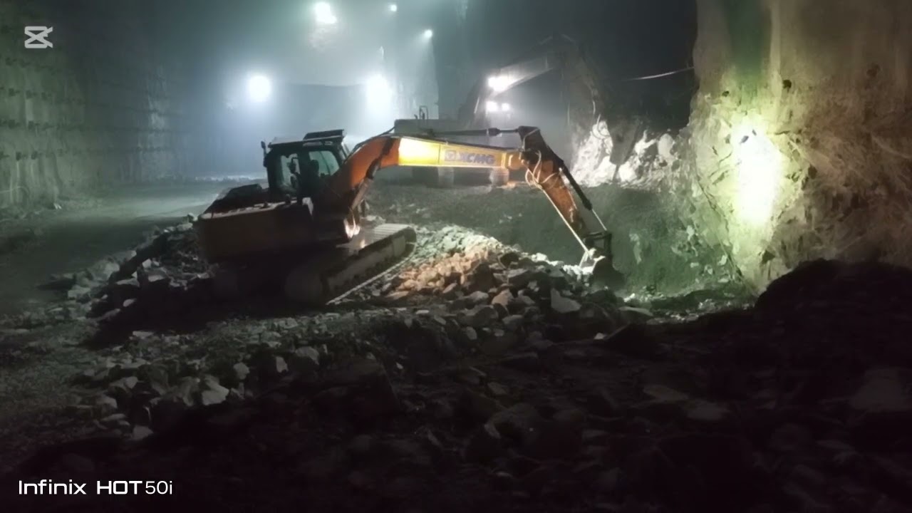 NO SUN. NO REST. JUST XCMG  POWER | TUNNEL EXCAVATOR UNDERGROUND HELL JOB 🔥