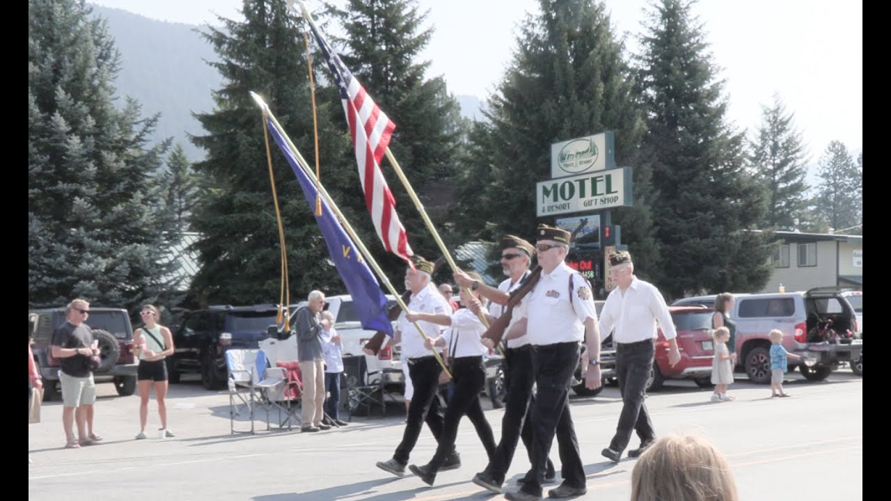 2024 Huckleberry Festival Parade in 4K/UHD - Trout Creek, Montana MT