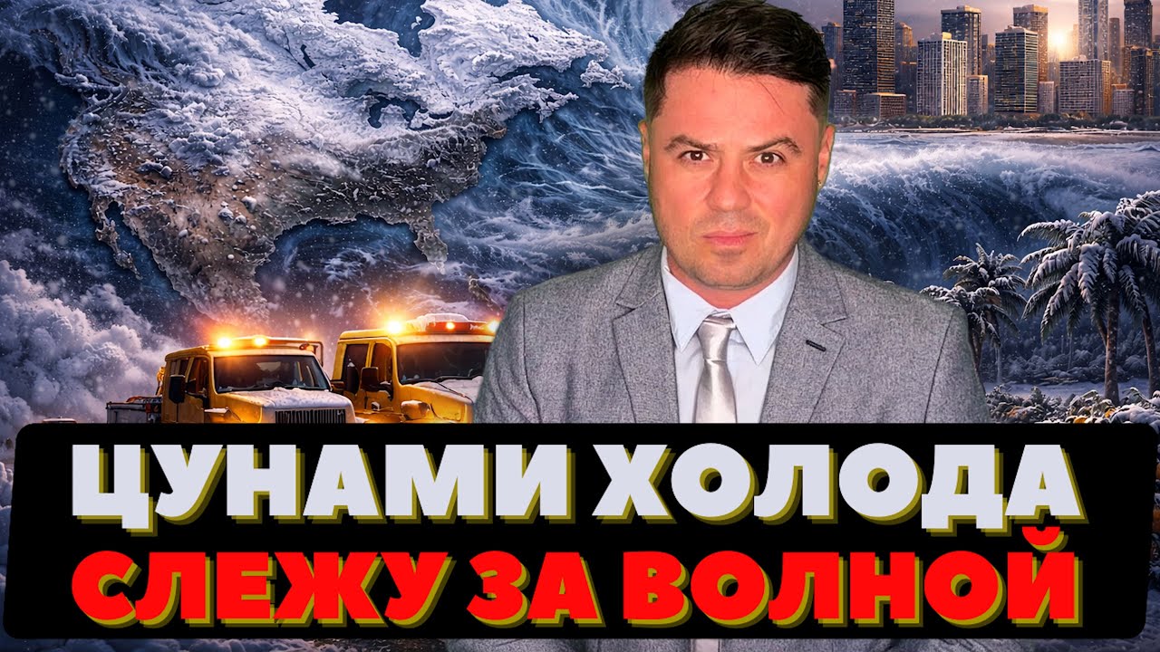 Наблюдаю за Цунами. Огромная волна холода накрыла Юг. Север попутал берега. 