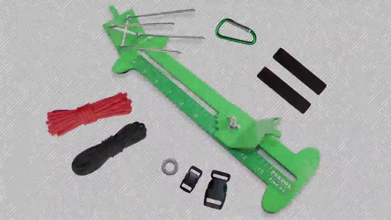 How to make bracelets and other stuffs by PSKOOK Monkey Fist Jig and Paracord Jig Bracelet Maker