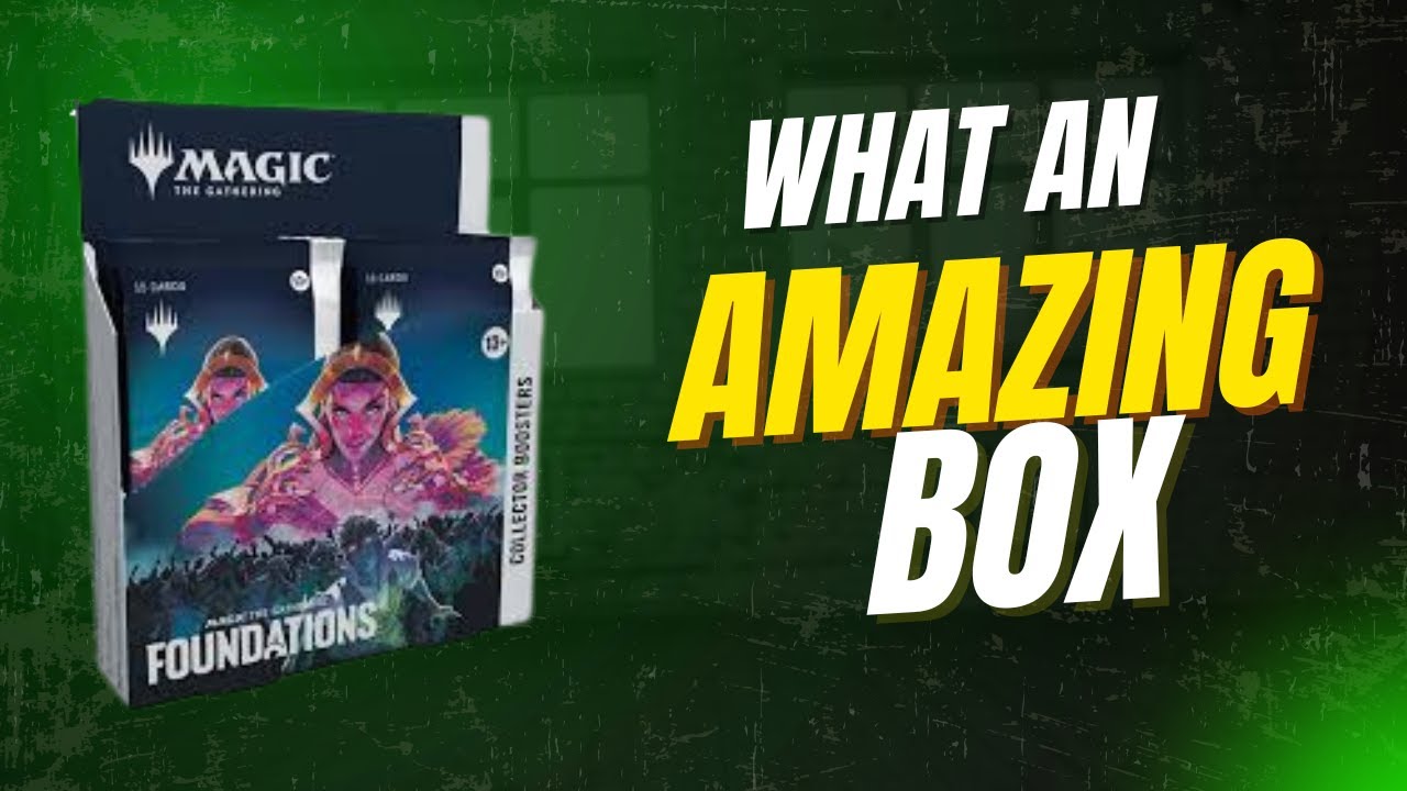 INSANE! Magic The Gathering Foundations Collector's box