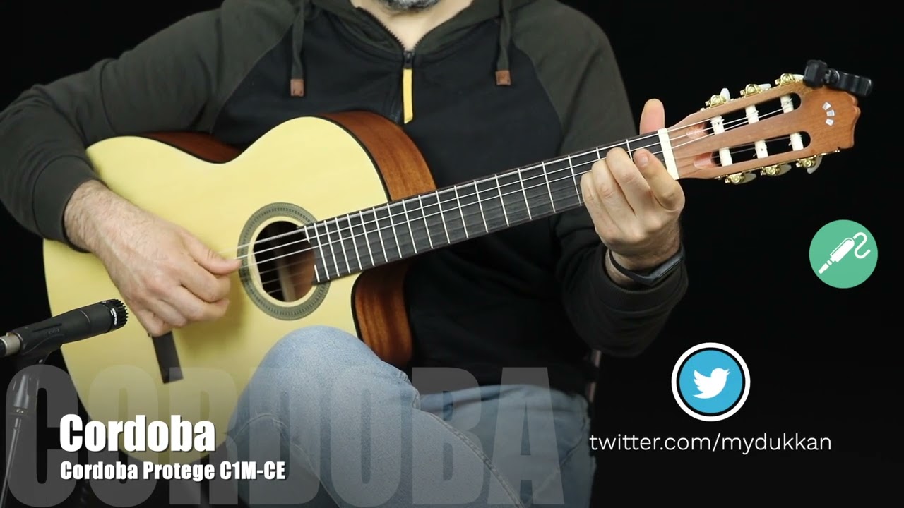 Cordoba Protege C1M-CE Elektro Klasik Gitar