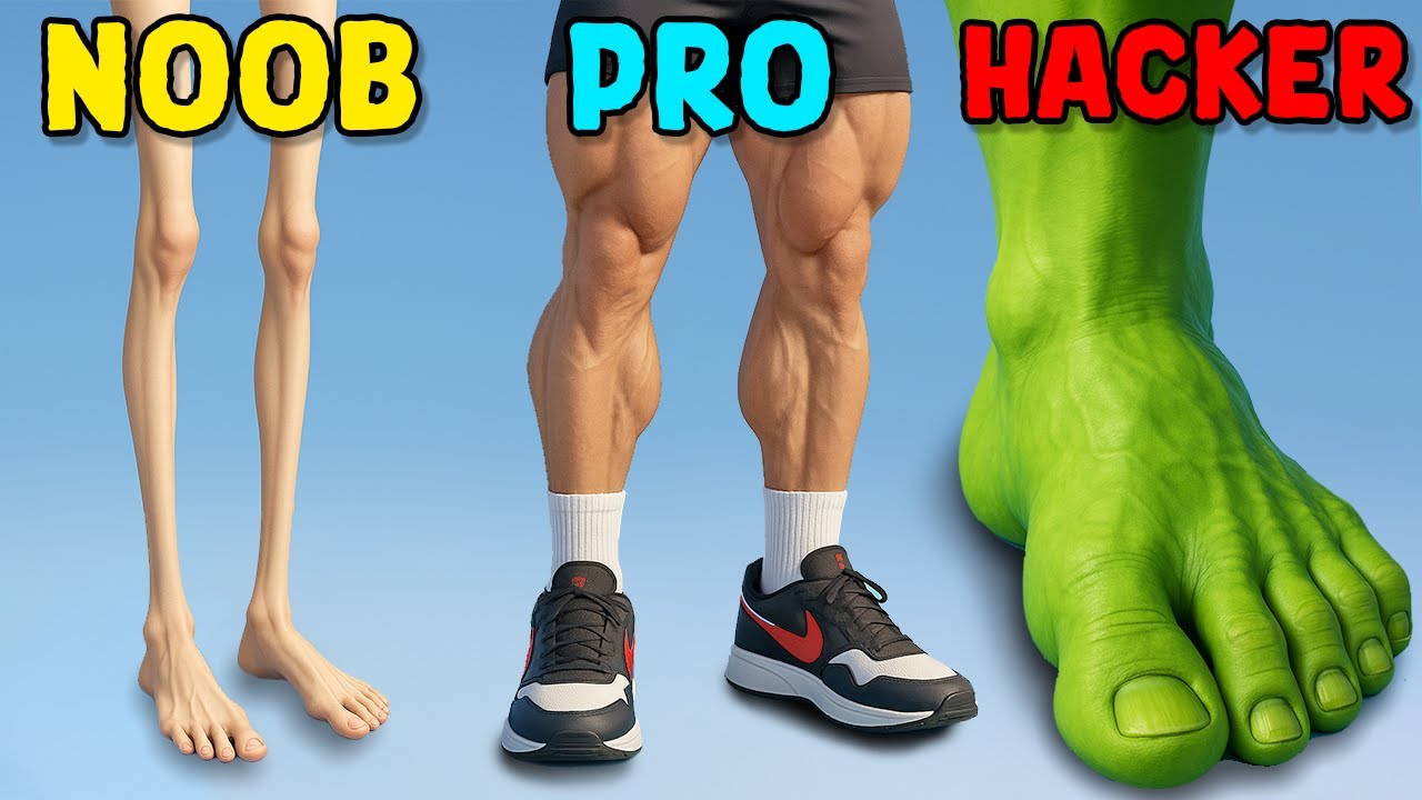 NOOB vs PRO vs HACKER - Merge Legs