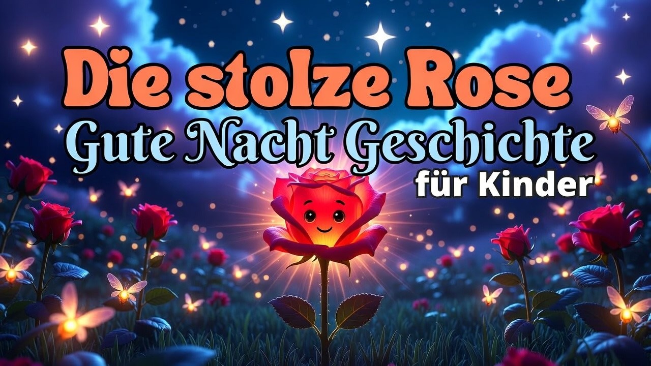 Gute Nacht Geschichte 🌹 Die stolze Rose | Schlafgeschichte für Kinder