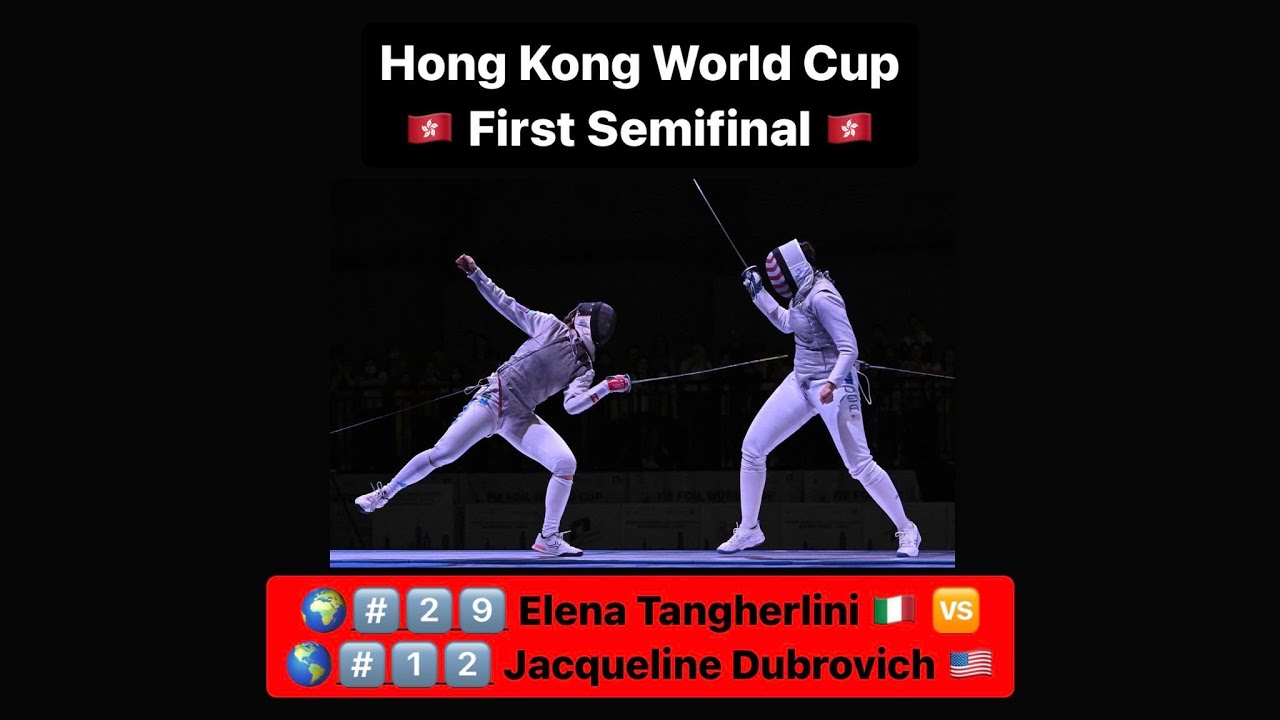 Hong Kong World Cup 2024 SWF - L4 - Elena Tangherlini ITA v Jacqueline Dubrovich USA