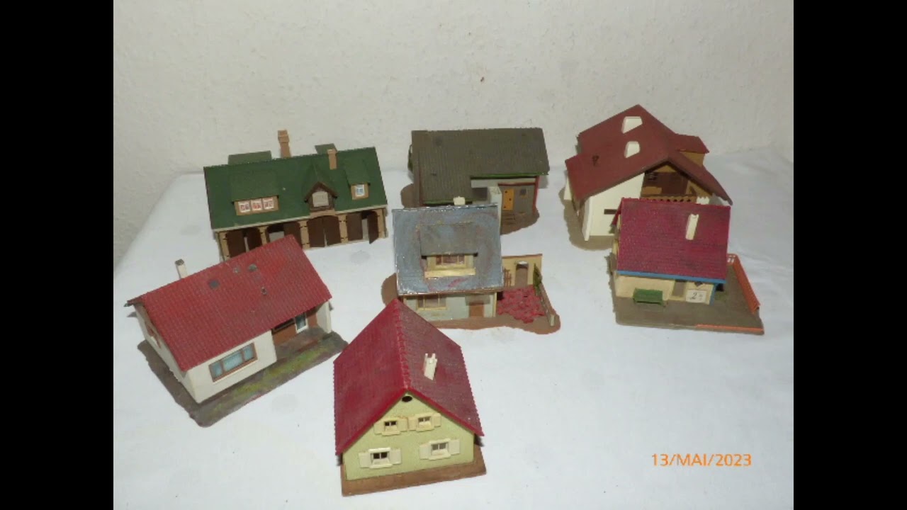 Sammlung Modellh&auml;user Spur H0