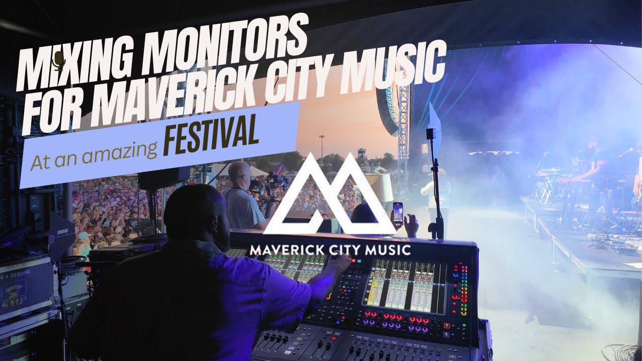 Микширование мониторов с музыкой Maverick City на фестивале