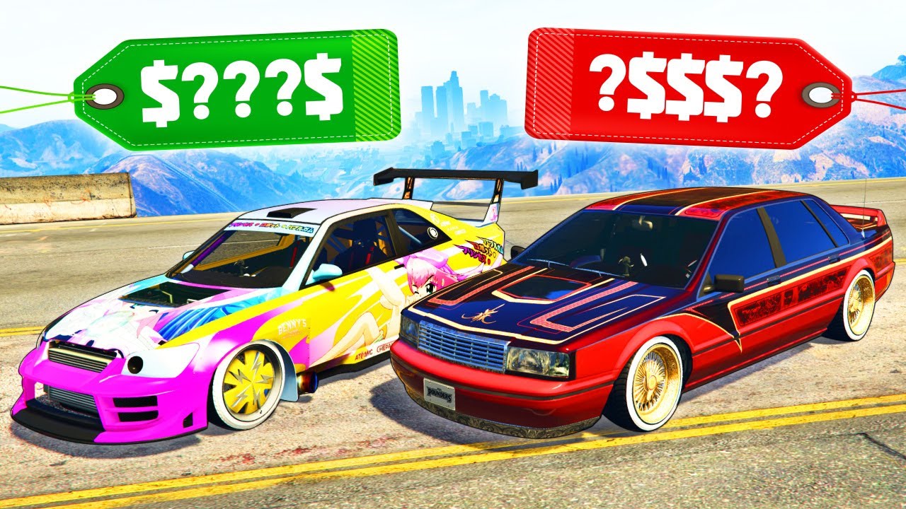 УГАДАЙ СКОЛЬКО СТОЯТ ЭТИ  ТАЧКИ!? ДОРОГО ПРОТИВ ДЕШЕВО! - ОРЕЛ И РЕШКА: GTA 5 ONLINE