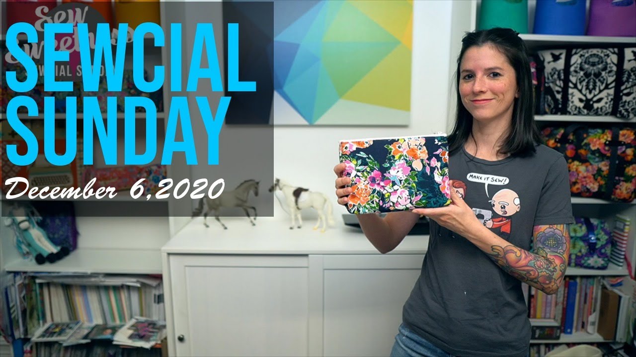 Sewcial Sunday - How to add a mesh elastic pocket to any bag