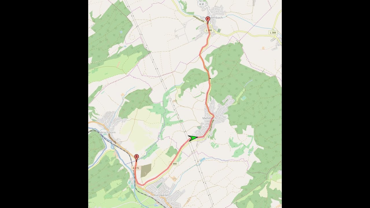Autofahrt in der Westpfalz/KL: Katzweiler ---:--- Schallodenbach