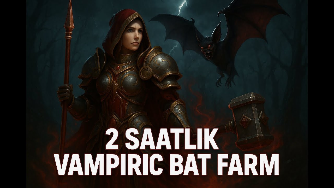 Rise Online World - Farm Serisi 3 - BP Priest ile Solo 2 Saat Haddar Vampiric Bat Farm!