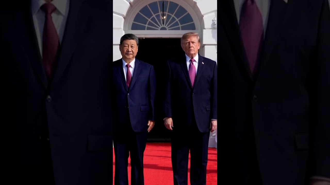 President Trump in landmark meeting with China&rsquo;s leader