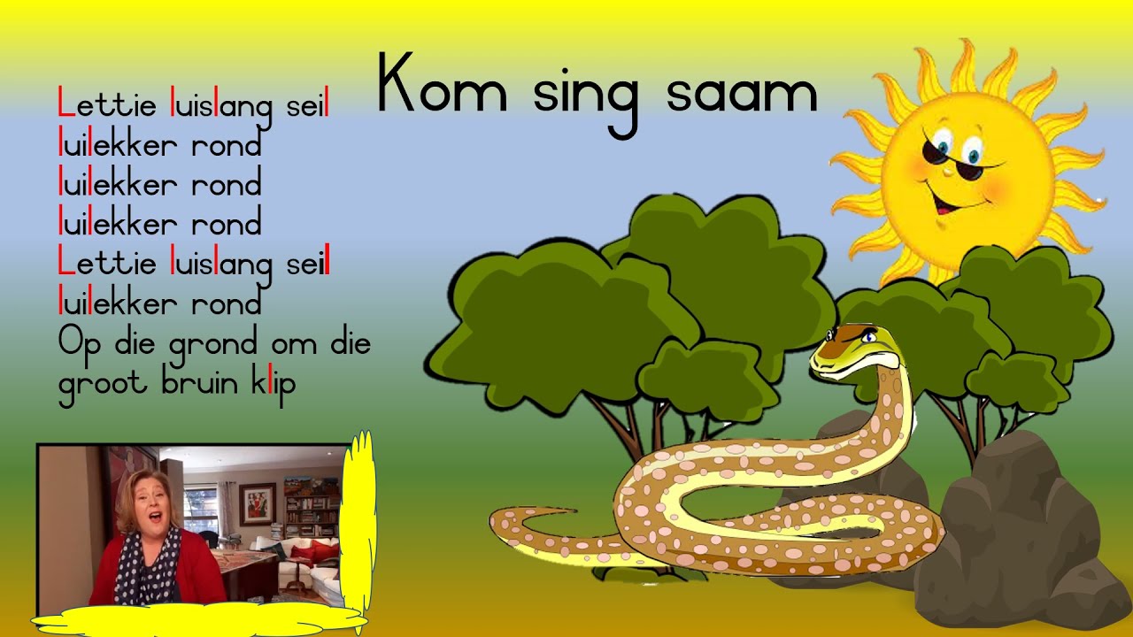 Kom leer die L - klank saam met Lettie luislang