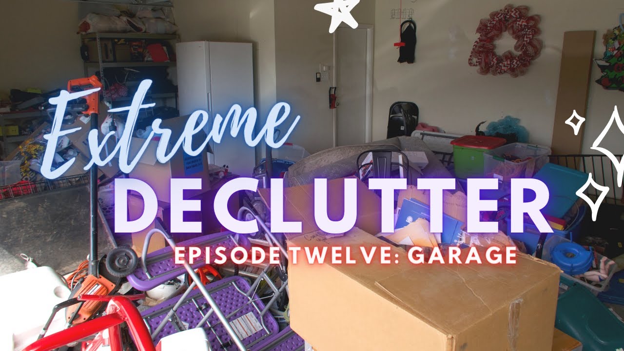 EXTREME Declutter and Clean with Me {SATISFYING} | Episode 12 | Garage
