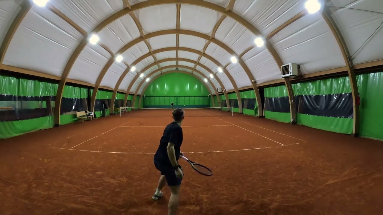 Tennis Vlog 4 - GoPro fish wide lens