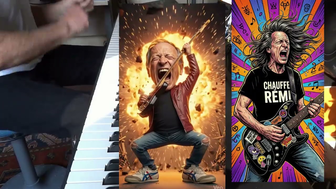 Baker Street  Reprise blues rock au piano